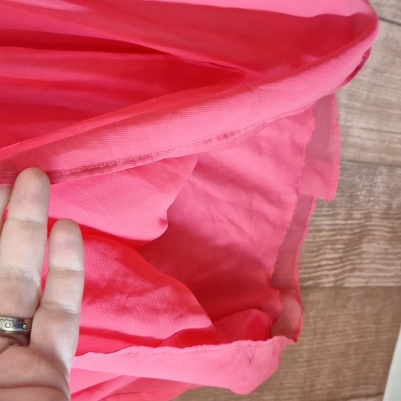 CITY TRIANGLES PINK DRESS SIZE LARGE - Picture 4 of 6